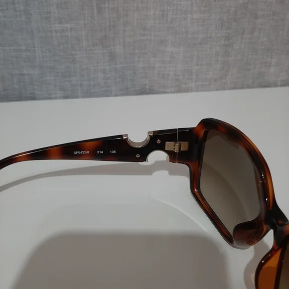 Salvatore Ferragamo Tortoise Shell Sunglasses - Picture 3 of 7